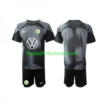 Fußballtrikots VfL Wolfsburg Torwart Kinder 2022-2023 Kurzarm Heimtrikotsatz kaufen